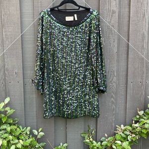 Elizabeth and James multicolored Sequin Dress